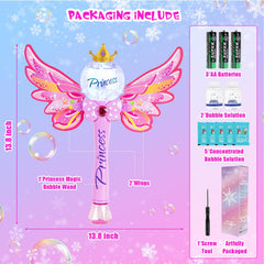Hugeway Princess Bubble Wand makes a charming gift for kids