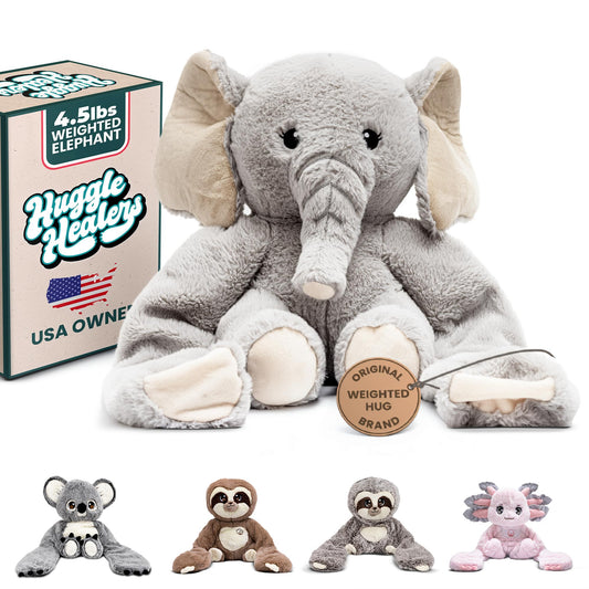 Huggle Healers Hathi Elephant with 40-inch arms for comforting hugs