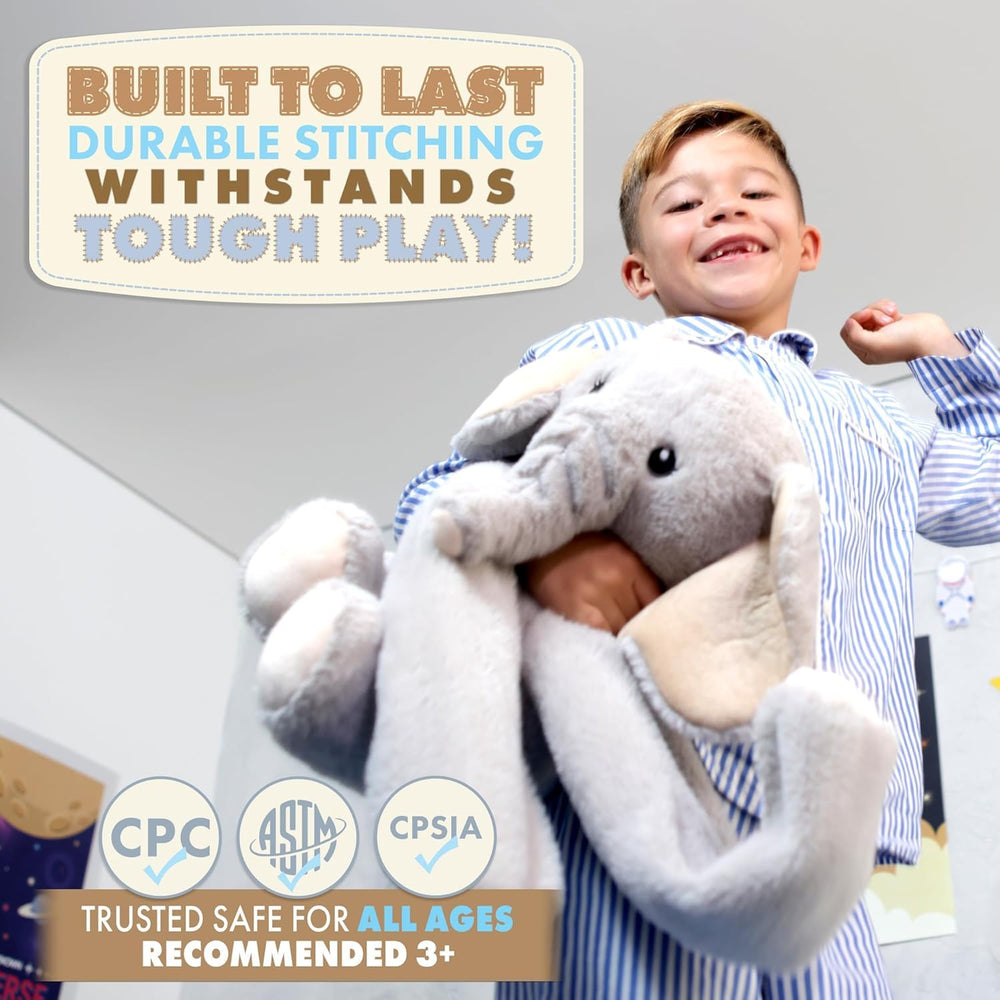 Hathi Elephant suitable for kids, teens, and adults to cuddle