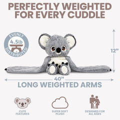 Noa Koala plush with durable construction for lasting cuddles.