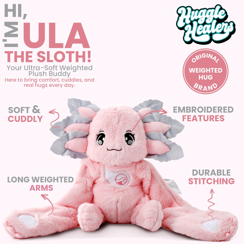 Huggle Healers Ula plush uses high-quality materials for long-lasting hugs