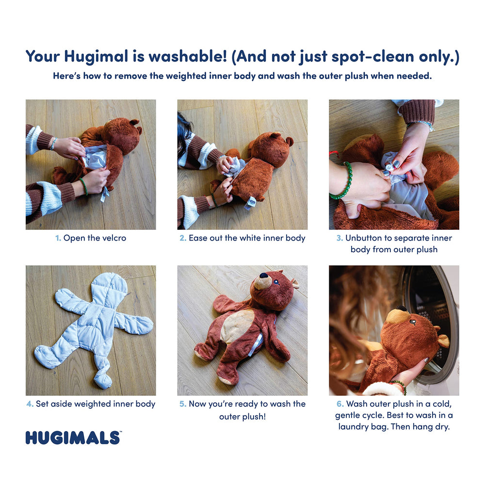 HUGIMALS Darby the Bear oversized 20-inch plush for big comfort hugs