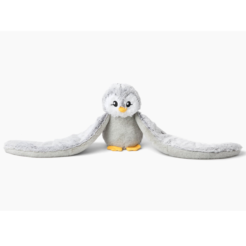 Hugimals Pax Penguin wrap-around arms extended for full-body hug reach and relaxation