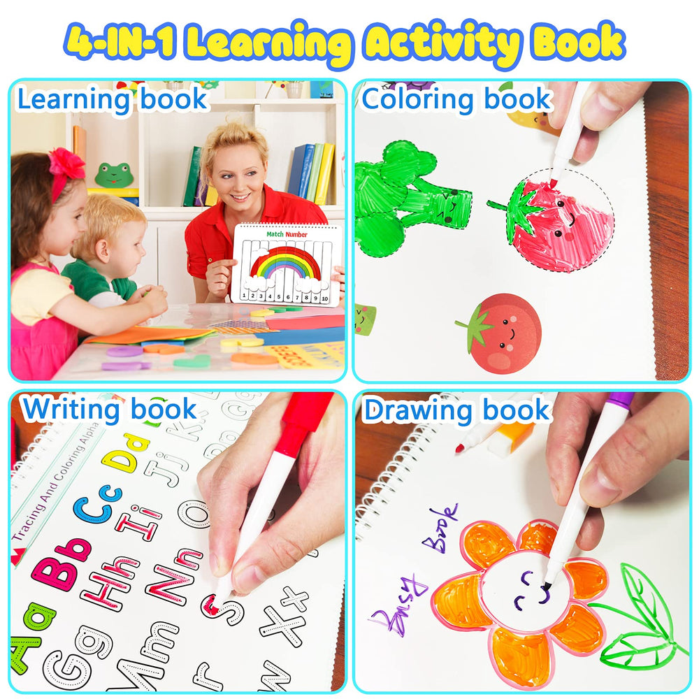 Huijing Busy Book animals and rainbow pages support recognition and imagination