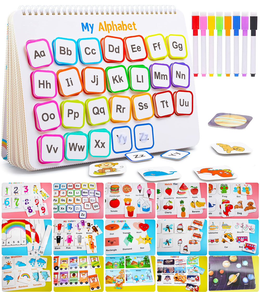 Huijing Busy Book cover invites hands-on learning with bright, kid-friendly design