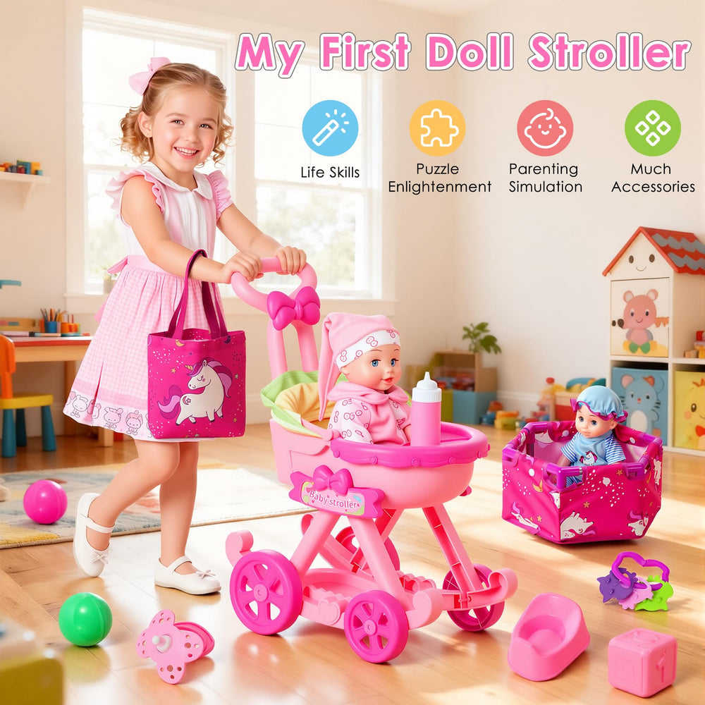 HUITEM 12.5-inch realistic doll ideal for lifelike pretend play.
