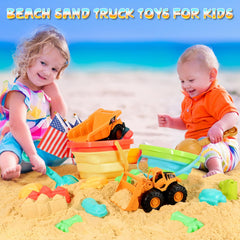 HUITEM Beach Sand Toys six flags for playful zone marking