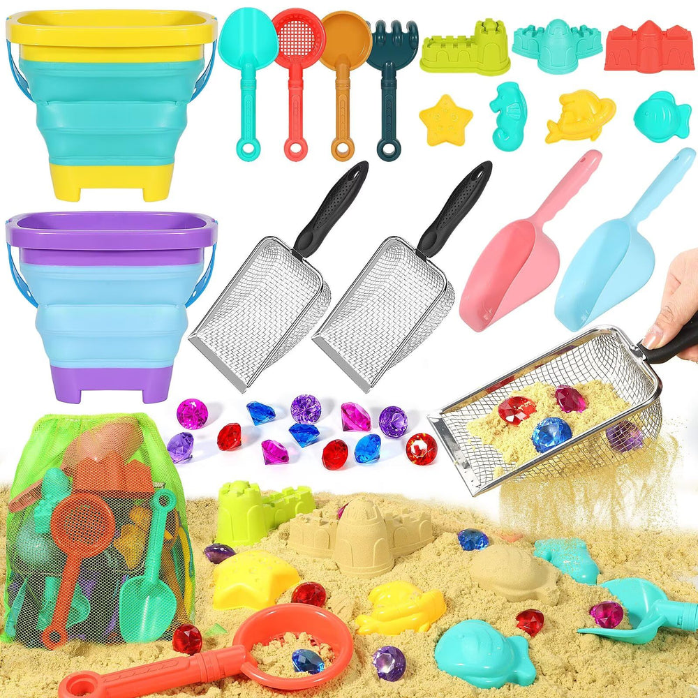 HUITEM diamond diving toys add sparkling water play opportunities.