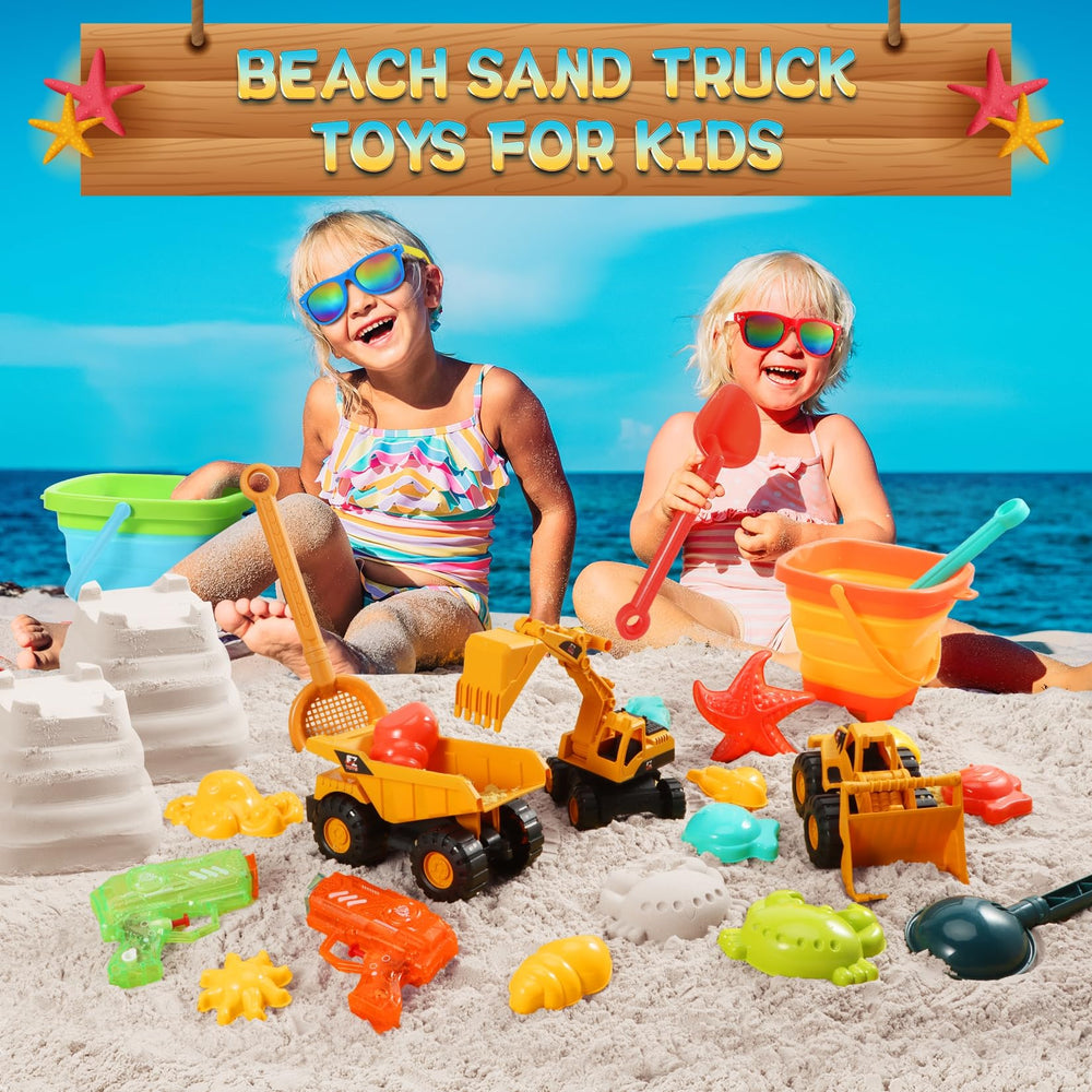 HUITEM sand castle molds to shape seaside creations