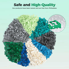 HUIZDQ safe enjoyable family building time with durable bricks