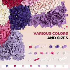 HUIZDQ colorful construction bricks support fine motor skills during playtime.