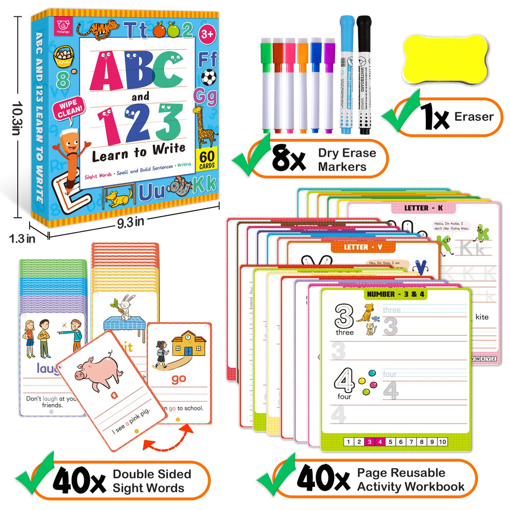 Hulupiggy ABC 123 gift set as a thoughtful learning present for kids.