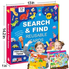 Hulupiggy Search and Find box content – complete educational set ready to use.