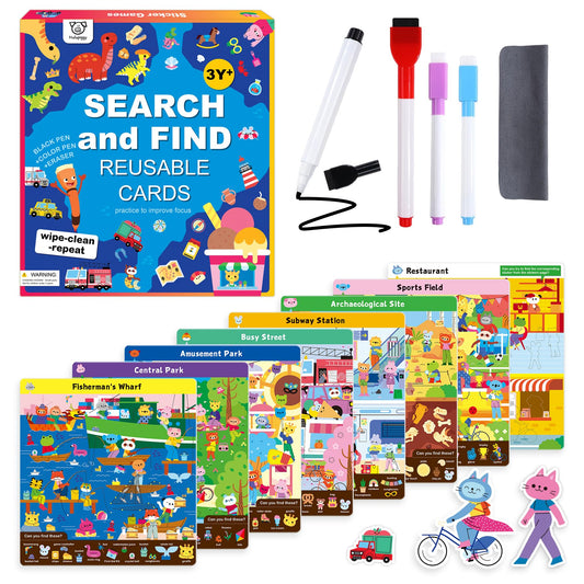 Hulupiggy Search and Find cover – inviting screen-free learning starter for kids.