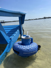 Human Bobber blue large hands-free design lets you swim freely