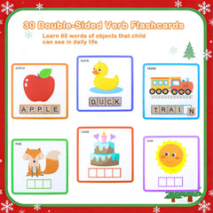 Humerry colorful flashcards support vocabulary development during play.