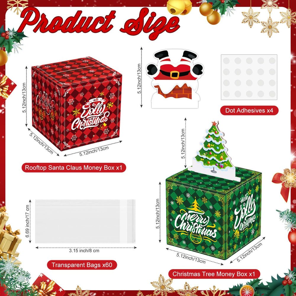 Humyoun Christmas money box Christmas tree design for joyful gifting