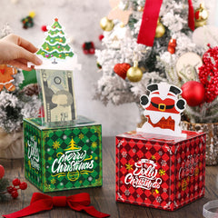Humyoun pull-out card feature inside the money box