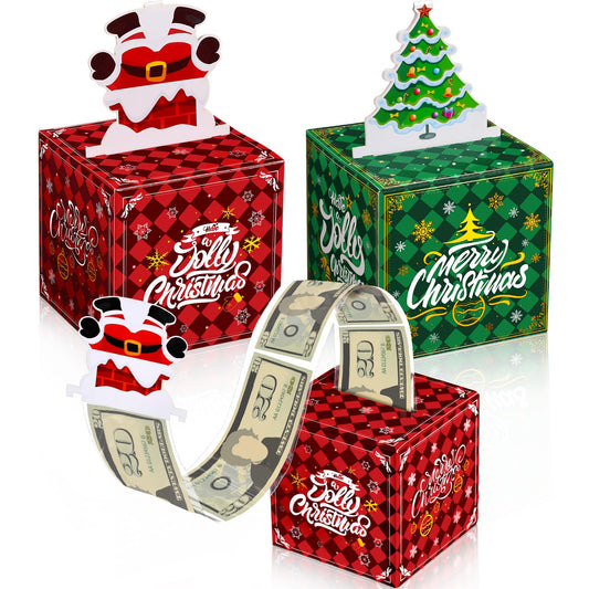 Humyoun Christmas money box rooftop Santa design for festive cash gifts