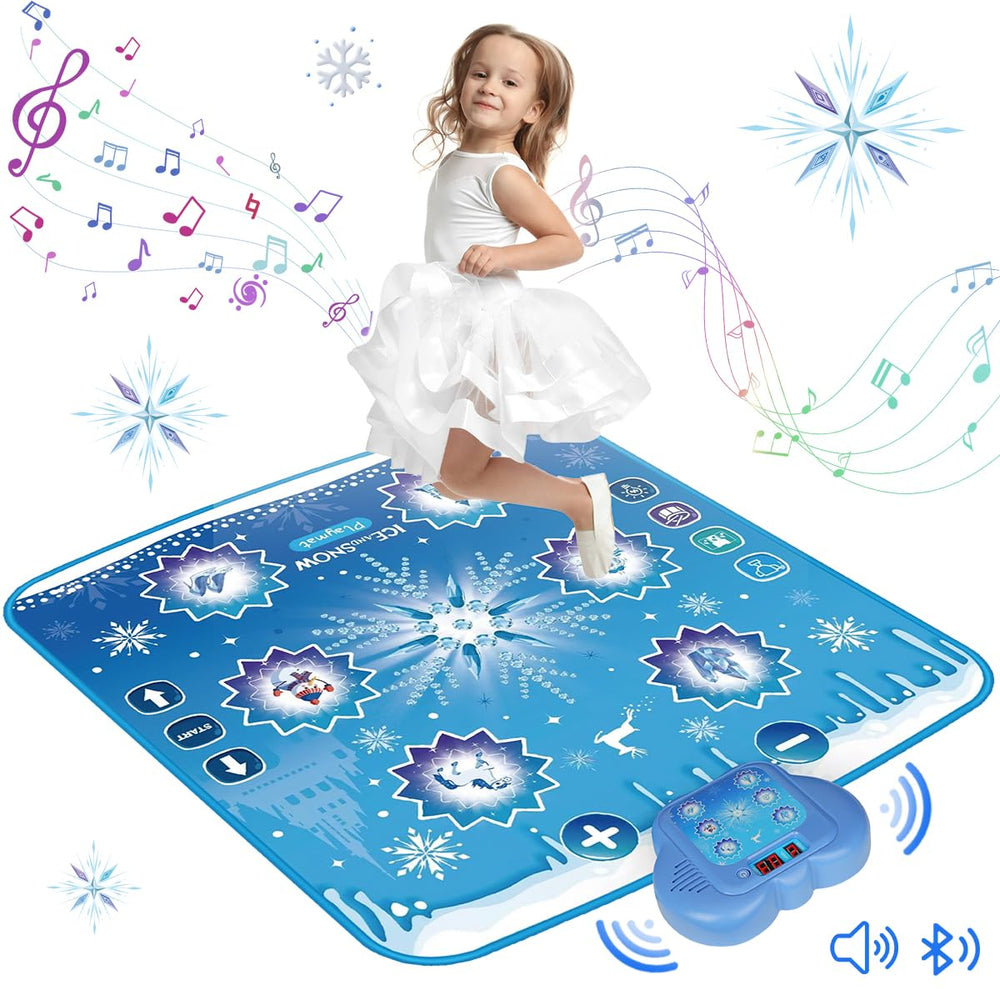 Humzo Frozen dance mat foldable design makes storage easy and transport simple.