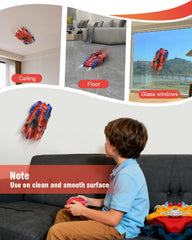 Humzo Spider Hero ceiling run showcases ceiling traversal for imaginative play.