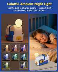 Humzo gradient night light creates soothing ambience for winding down.