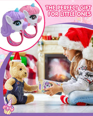 Humzo unicorn walkie talkies gift-ready packaging for holidays and birthdays.