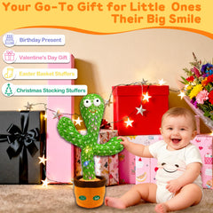 Hunfur cactus toy volume control keeps sound comfortable during play.