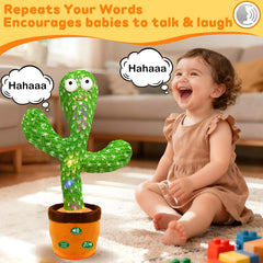 Hunfur volume-control cactus toy lets parents adjust sound for comfortable play.
