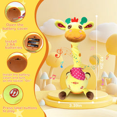Volume control maintains suitable sound levels for quiet time or active play.