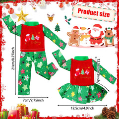 Hungdao elastic doll outfit design eases dressing and removal.