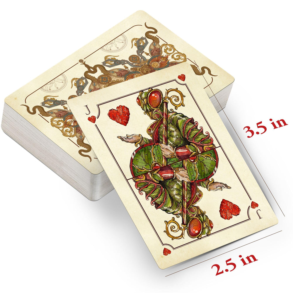 Hungry Minds poker cards feature a silky-smooth finish for effortless shuffling.