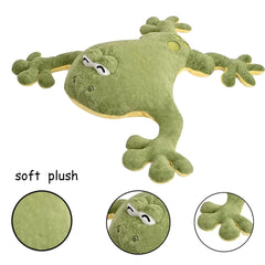 Huniupore large frog plush fill detail shows full, rebound filling