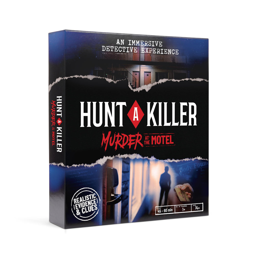 Hunt A Killer Murder at the Motel cover art inviting immersive mystery for date night