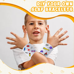 Huquary slap bracelets ideal for classroom crafts and party favors