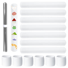 Huquary slap bracelets white blank surface ready for customization
