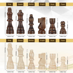 Hurdaos magnetic chessmen stay securely in place during bumps or outdoor use.
