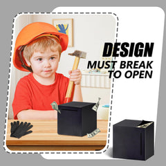 HUSAN piggy bank color options, top view highlights vibrant finishes for kids and adults.