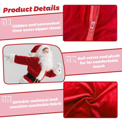 Husayn Kids Santa pants offer a comfortable fit for holiday events