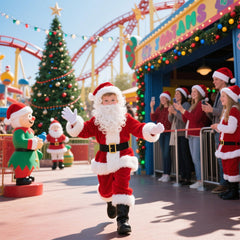 Husayn Kids Santa wig and beard set for a lifelike Santa appearance