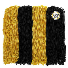 Huskein beaded necklace 33-inch length for versatile party looks