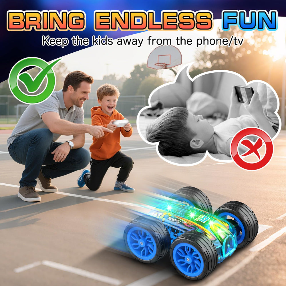 HuToYii gift-ready RC car perfect for kids aged 4-12.