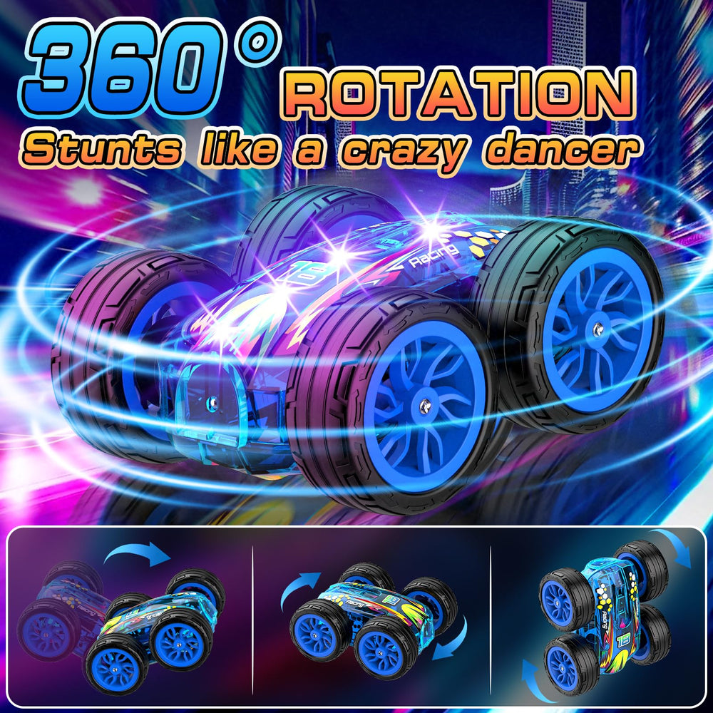 HuToYii RC car with crash-resistant shell ready for rough play.