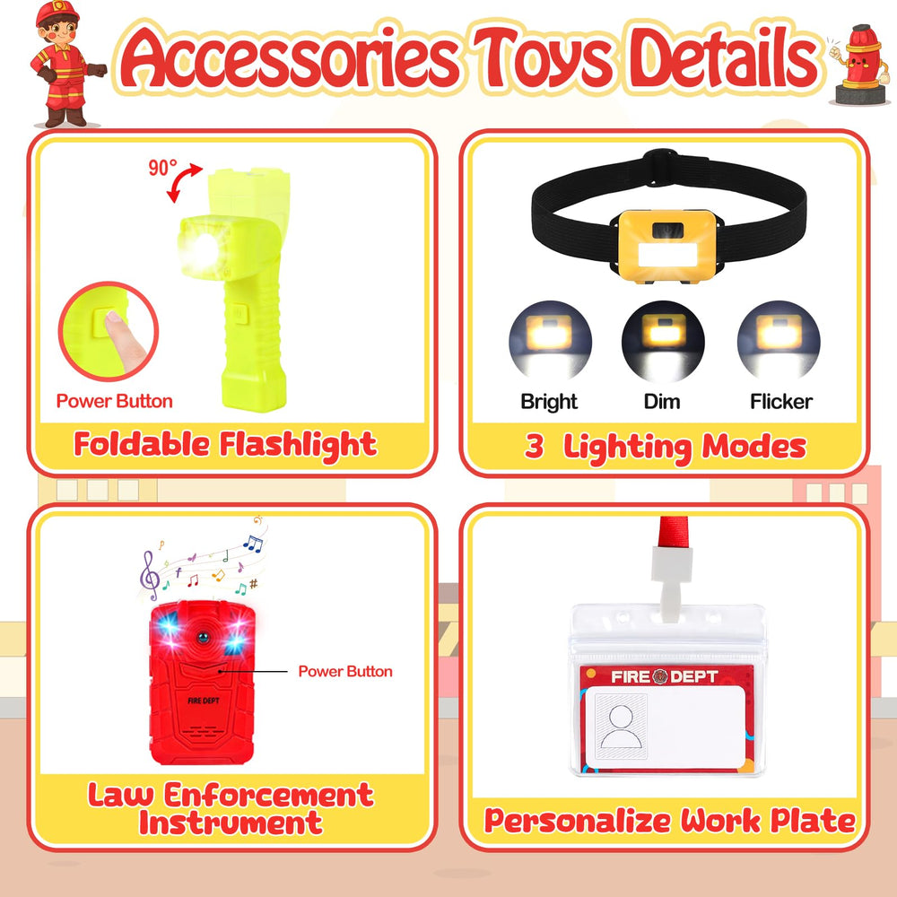HUUIDY fire extinguisher toy with spray action for interactive scenarios.