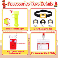 HUUIDY fire extinguisher toy with spray action for interactive scenarios.