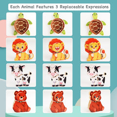 HUZU Animal Snap turtle blocks provide calm, hands-on building fun.