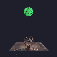 HW HOLOWIN HoloHoops durable leather construction supports consistent bounce.