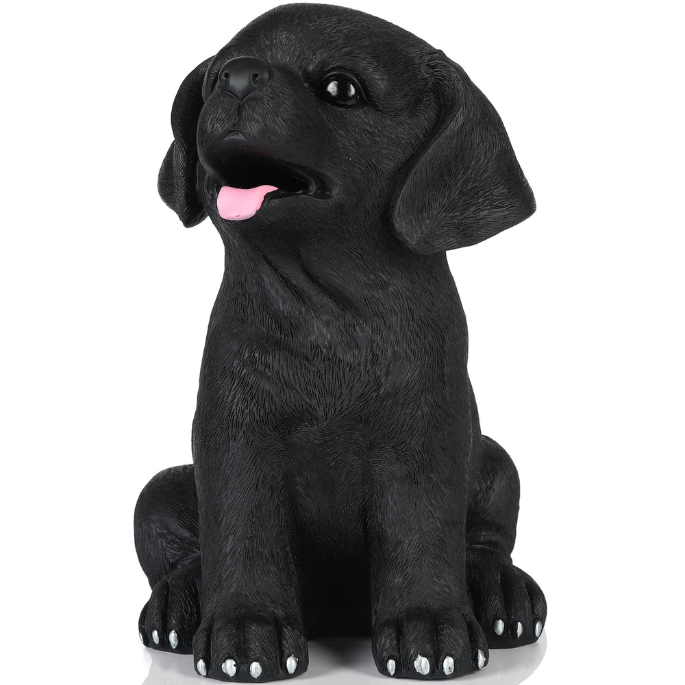 H&W Labrador money bank front view highlights durable PVC and child-friendly design.