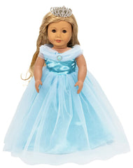 HWD princess costume for 18-inch dolls highlighting a magical dress for imaginative play