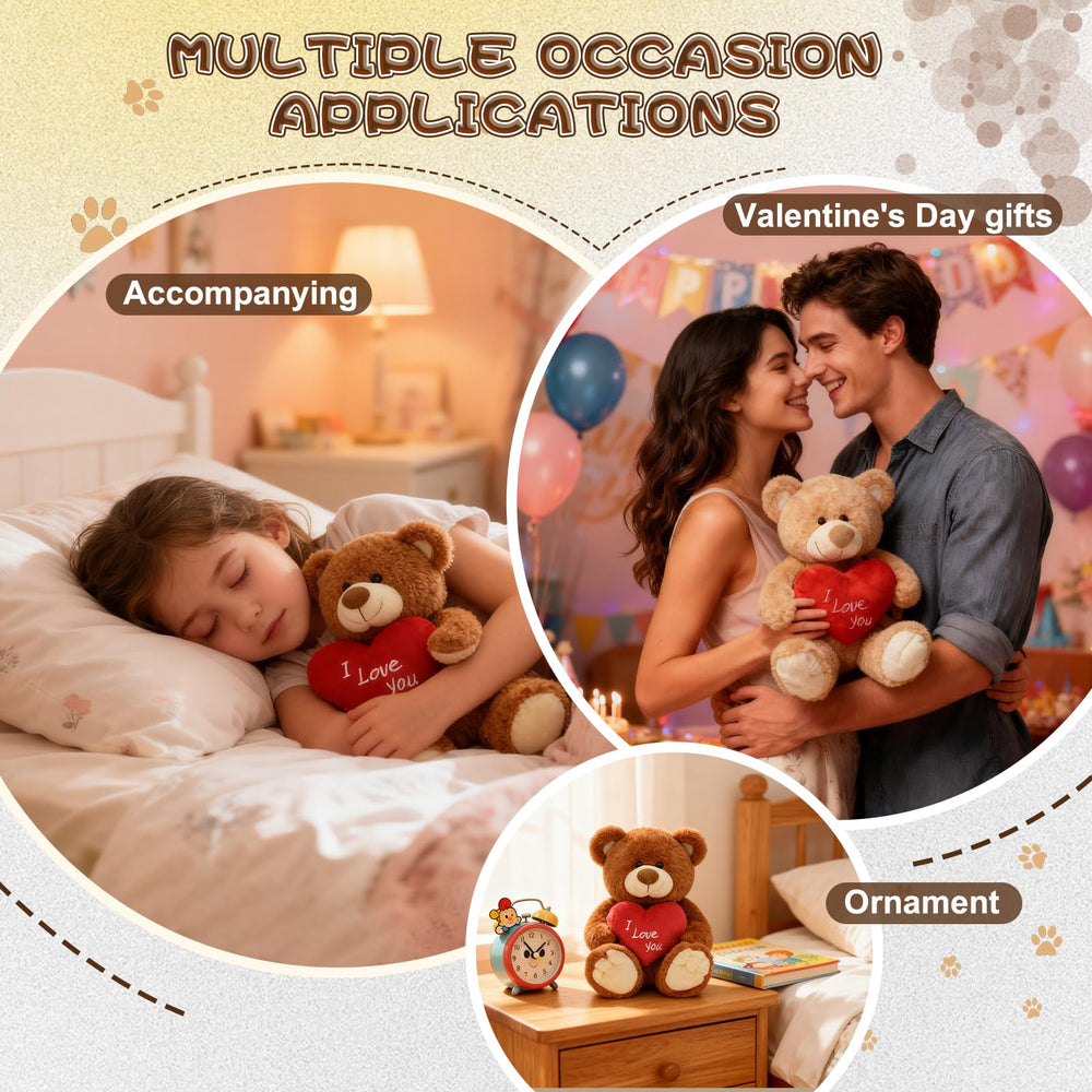 HWD Red-heart accent detail, evokes warm sentiment and affection